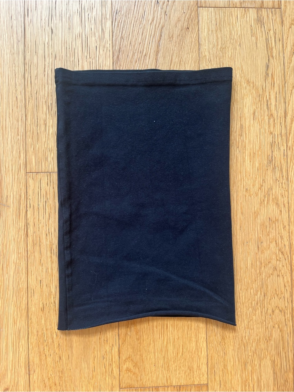 Los Angeles Apparel Black Cotton Spandex Tube Top